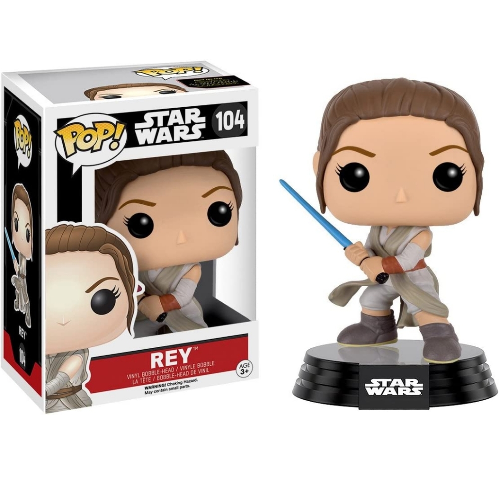 NWT Funko POP Star Wars: Rey with Lightsaber